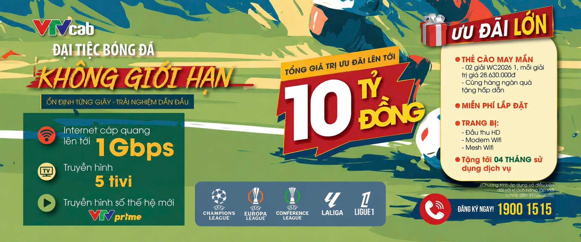 Champions League, LaLiga, Ligue 1… đại tiệc châu Âu sẽ trở lại trên VTVcab - 2