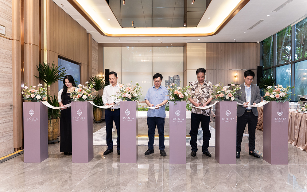 Sự kiện khai trương Văn phòng bán hàng là một dấu mốc tiến độ quan trọng của dự án Iconia Lakeside. Nguồn ảnh: NewX Estate