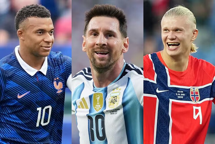 Cả Mbappe, Messi và Haaland đều đang cùng có 7 pha lập công