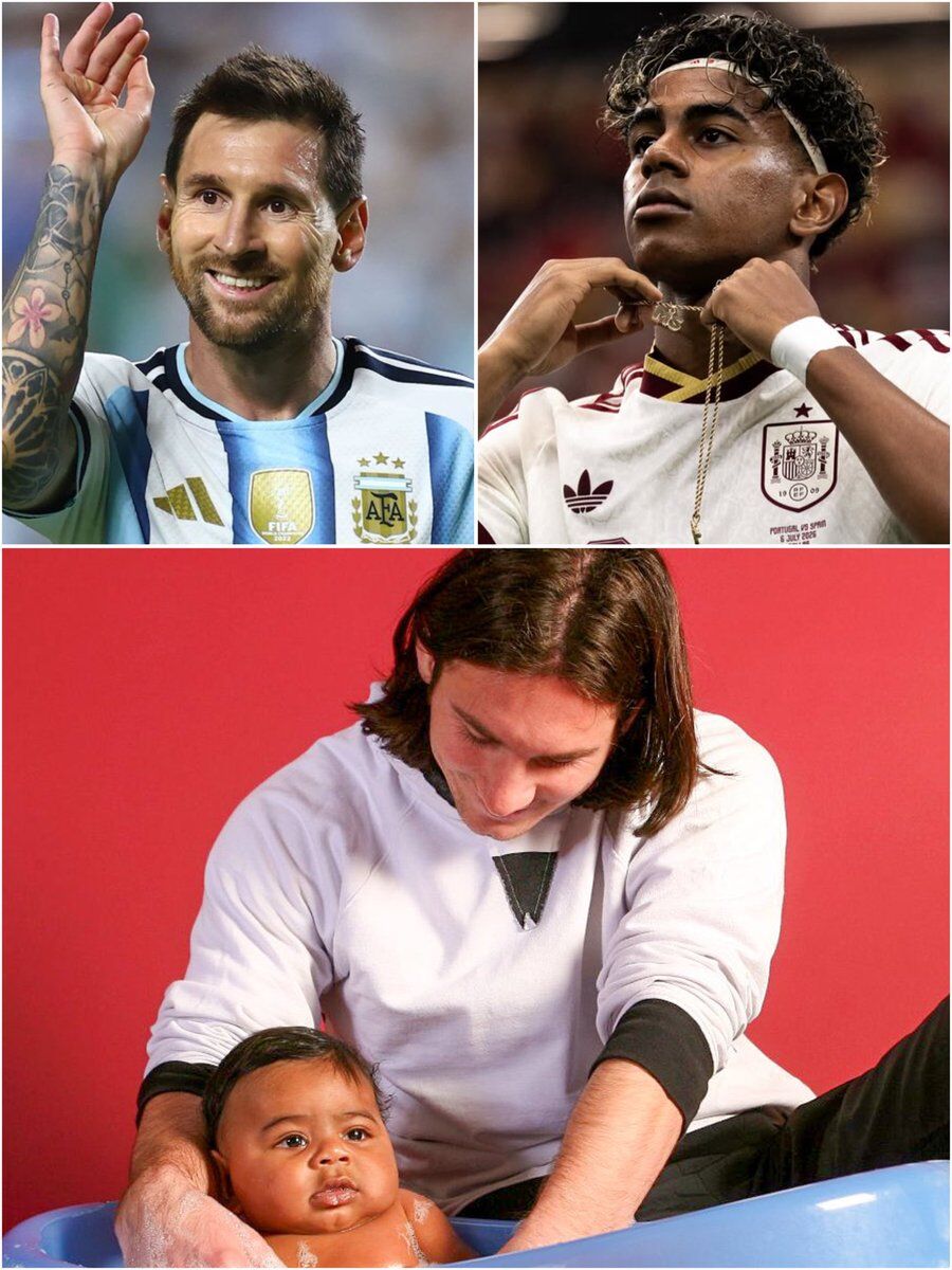 Messi từng... tắm cho Yamal
