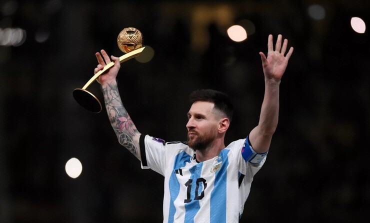 Messi hiện đã giành 2 danh hiệu "Quả bóng vàng" World Cup trong sự nghiệp