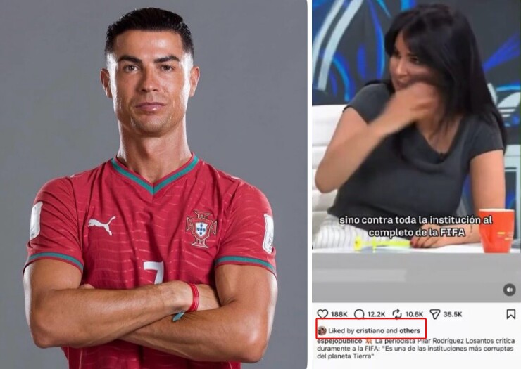 Ronaldo "thả tim" bài viết tố Argentina được FIFA ưu ái