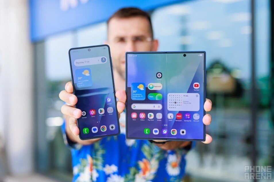 Galaxy Z Fold 7 và Galaxy Z Flip 7.