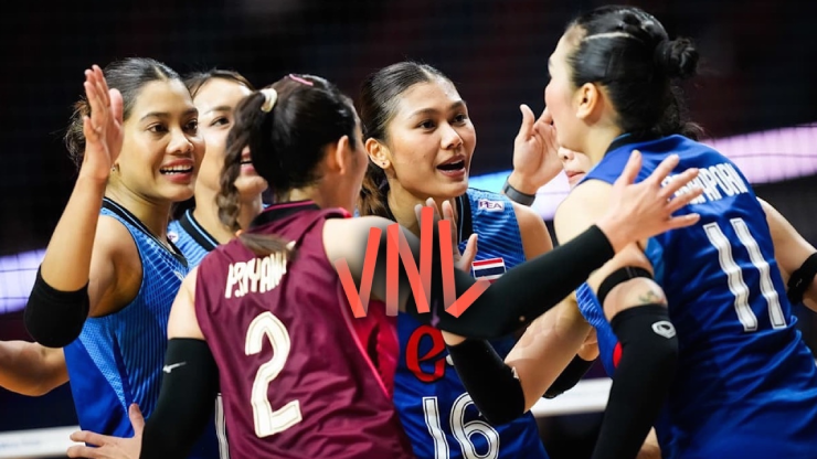 Thái Lan đánh bại Brazil, trụ hạng thành công VNL 2027