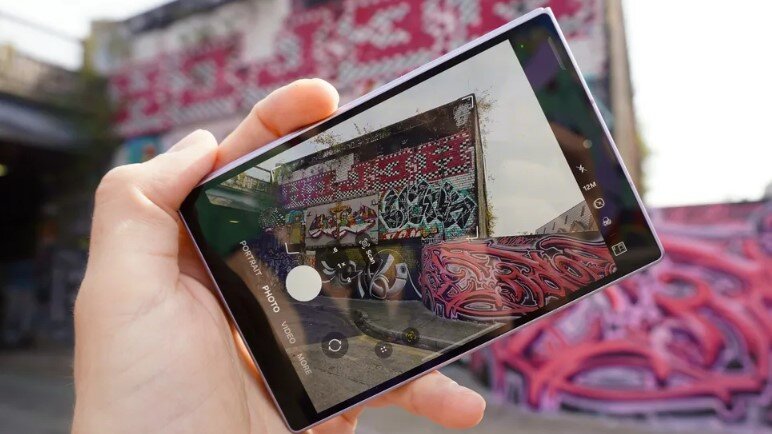 Giao diện camera Galaxy Z Fold 8.