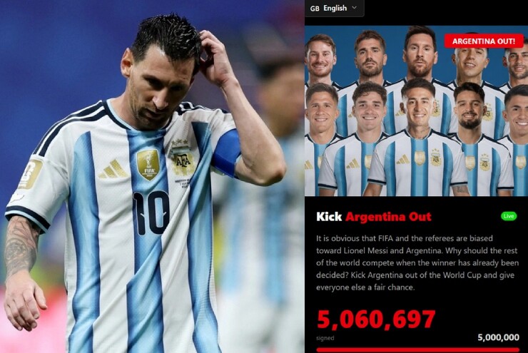 Messi cùng các đồng đội đang bị phản đối mạnh mẽ