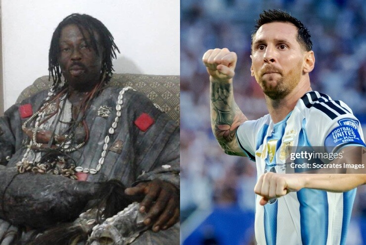 Messi và ĐT Argentina biến thầy phù thủy Nana Kwaku Bonsam thành "trò cười" trên mạng xã hội