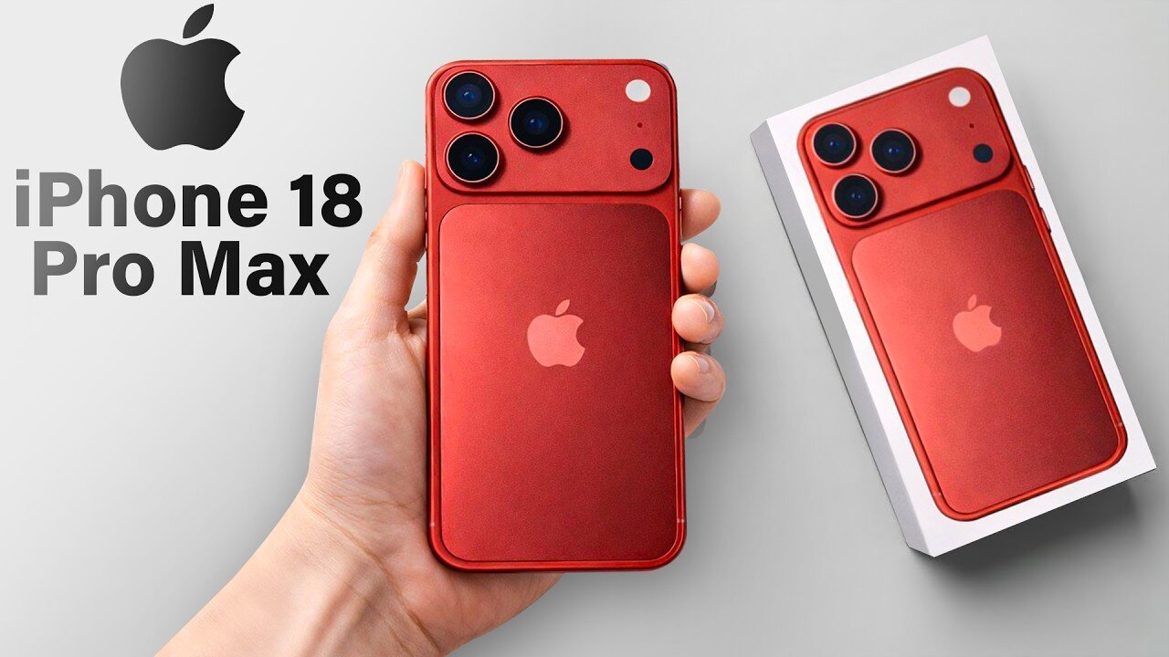 Ảnh concept iPhone 18 Pro Max.