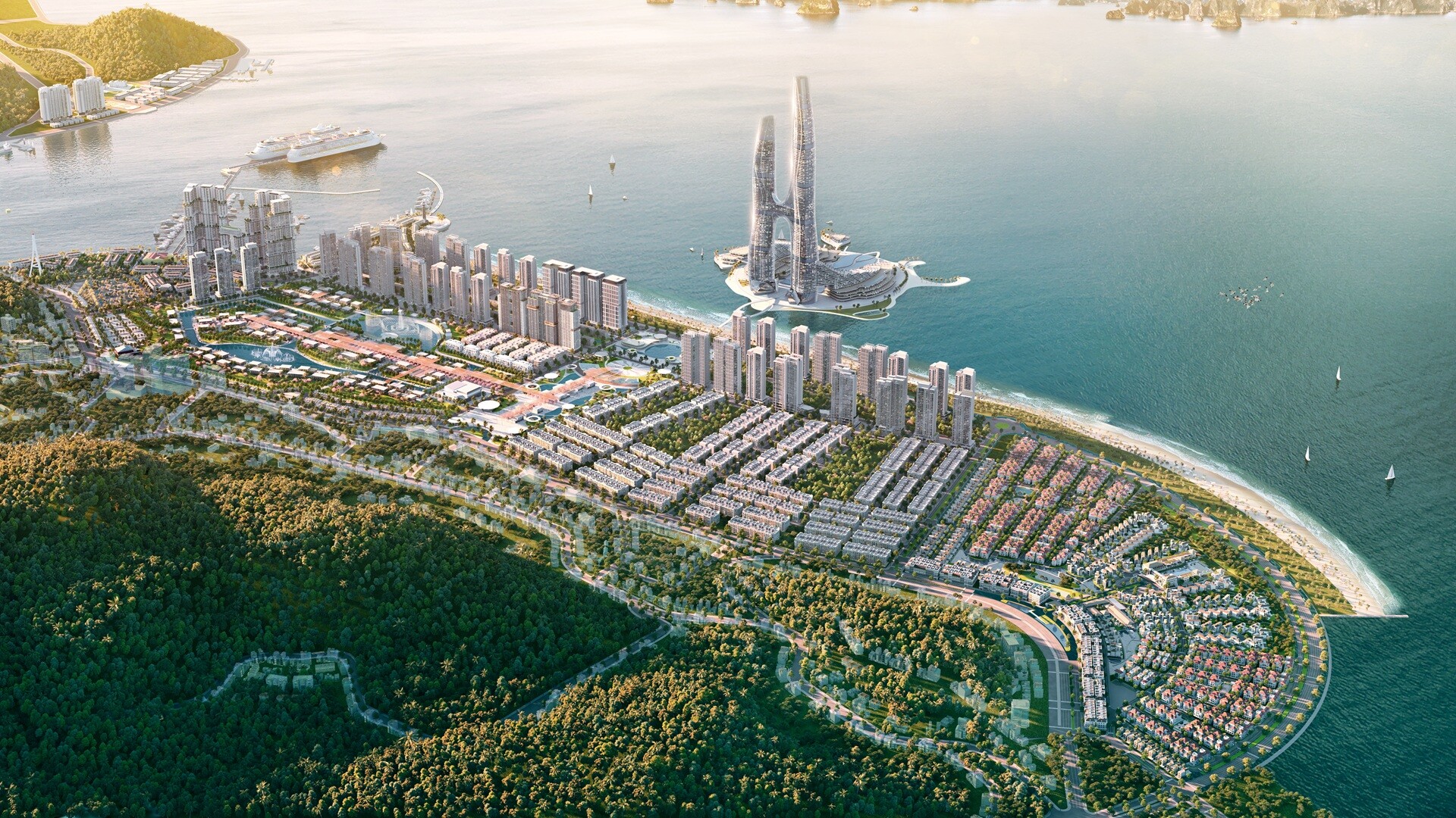  Những dự án căn hộ thuộc “kinh đô lễ hội” Sun Elite City, Bãi Cháy đang thu hút giới đầu tư nhờ dòng khách du lịch khổng lồ. Ảnh minh họa: Sun Property.