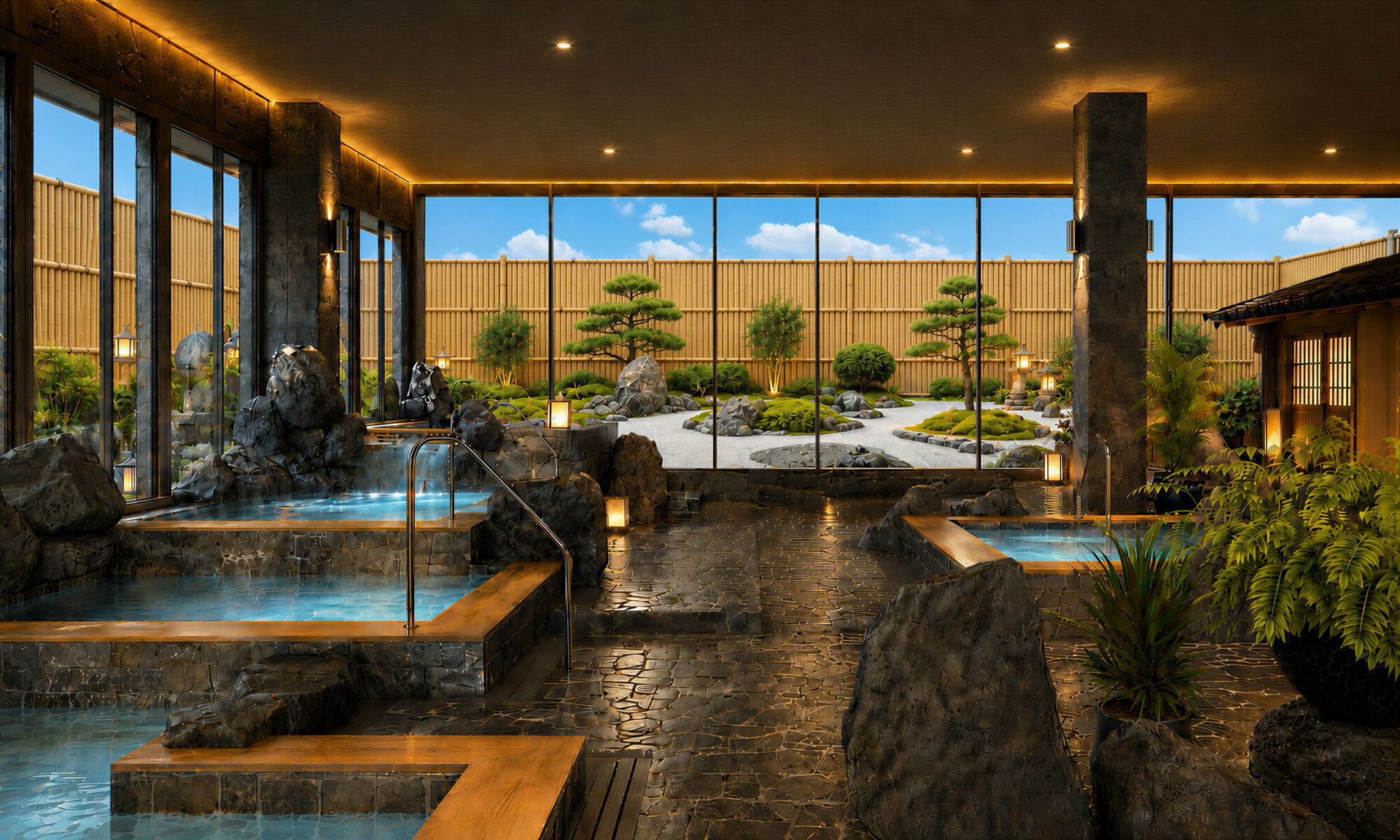  Sun Festo Town sở hữu mô hình Onsen trị liệu lần đầu tiên xuất hiện tại Quảng Ninh. Ảnh minh họa: Sun Property.