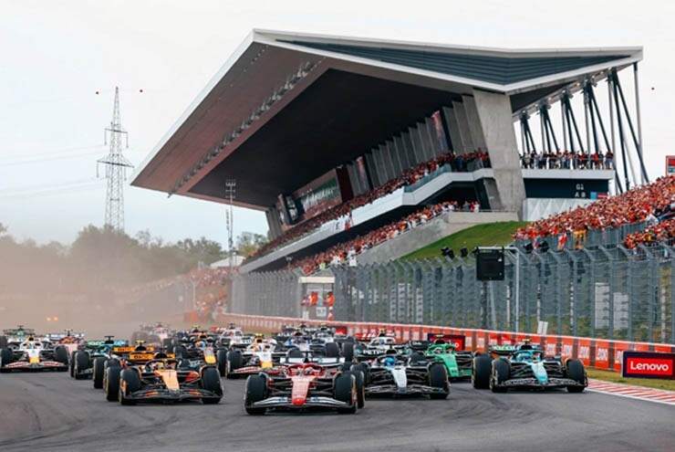 Cua 1 Hungaroring được thảm lại năm nay