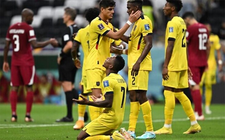 Đội tuyển Ecuador bị loại tại vòng 1/16 khi để thua 0-2 trước chủ nhà Mexico