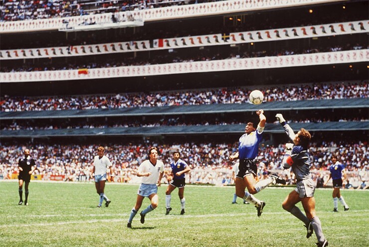 Bàn thắng gây tranh cãi của Maradona tại sân Azteca năm 1986