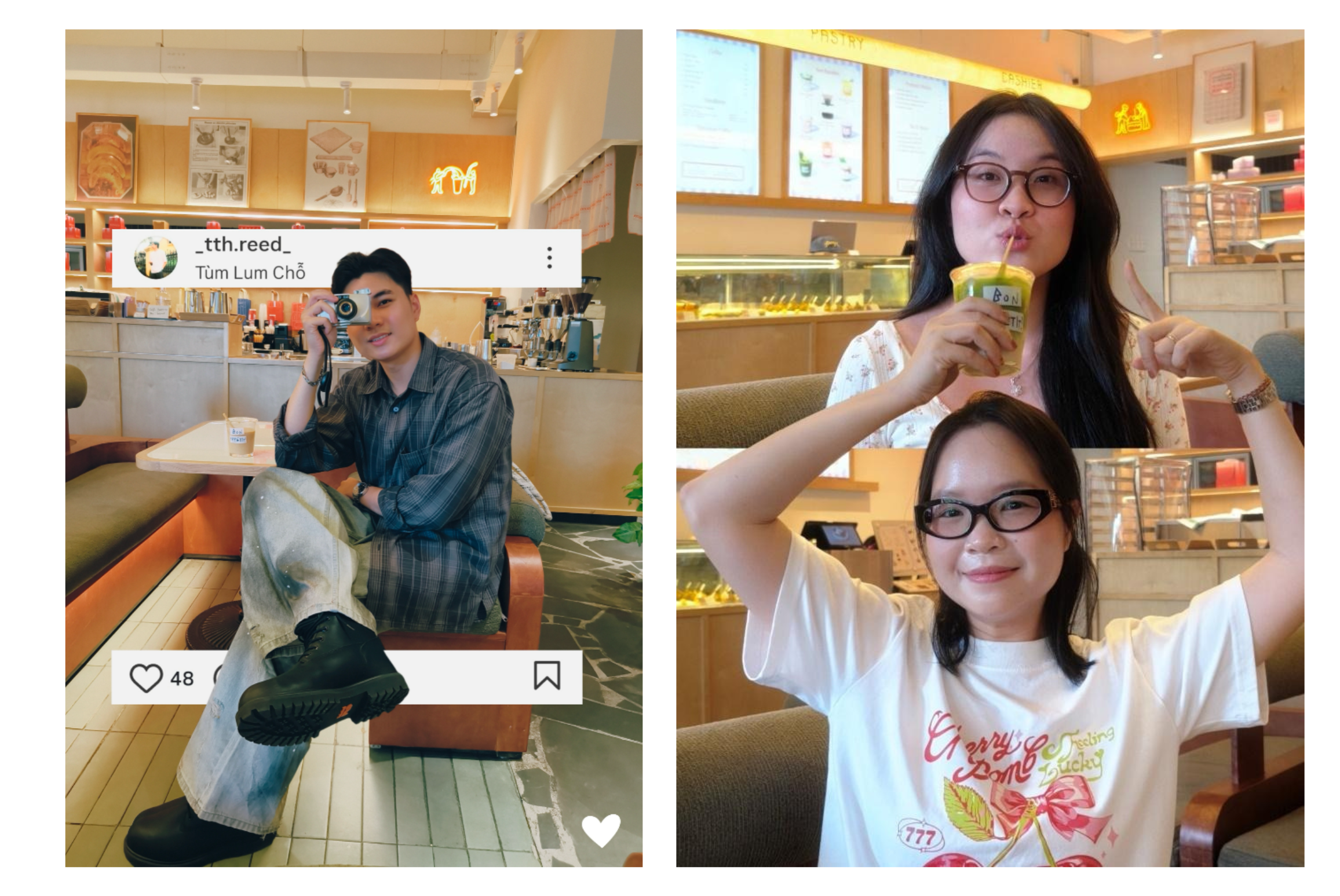 Camera selfie góc siêu rộng 50MP và Ghép Ảnh Sáng Tạo AI giúp thỏa sức chỉnh sửa những khung hình đậm chất riêng