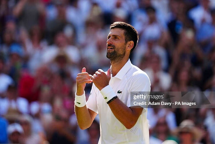 Niềm vui lớn của Djokovic