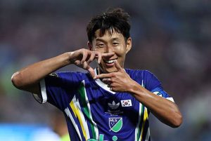 Son Heung Min lập cú đúp trong 3 phút ở trận đấu toàn sao MLS