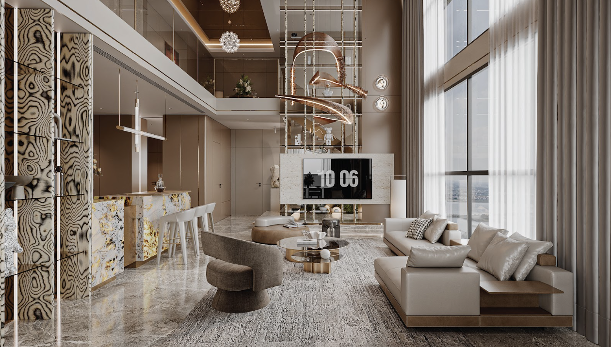 Dự án chỉ có 4 căn penthouse diện tích từ 203,9–345m²