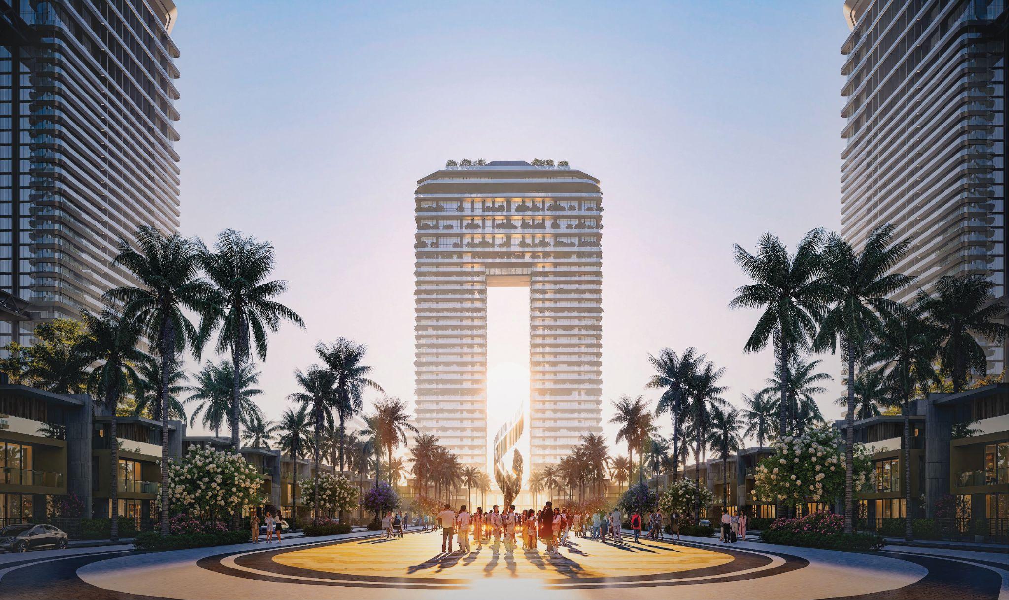 Quảng trường ánh sáng Lumina Square - điểm hẹn ngoài trời nơi nhịp sống, ánh sáng và các hoạt động cộng đồng giao hòa giữa trung tâm.