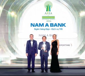 Nam Á Bank nhận giải thưởng quốc tế về Báo cáo Phát triển bền vững