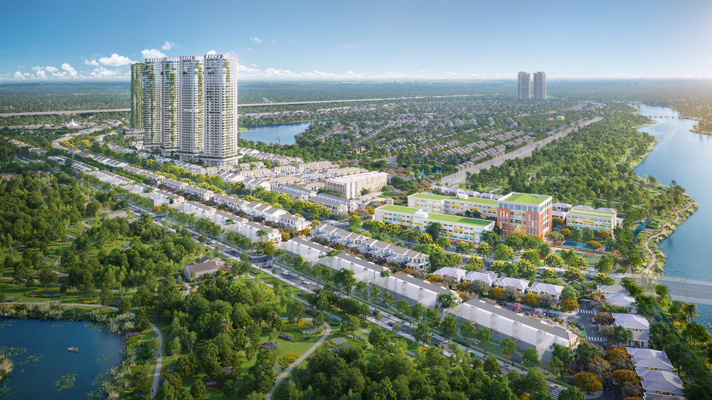Rừng Phượng nằm trong đại đô thị Eco Retreat với trường học làm trung tâm