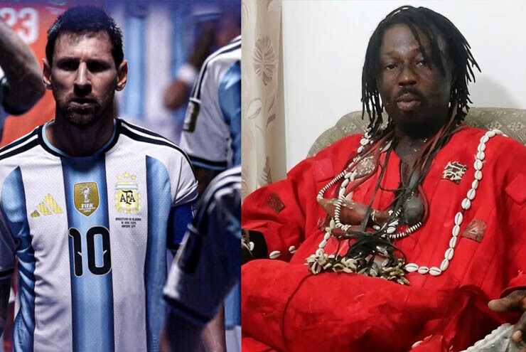 Pháp sư của Ghana quay sang ủng hộ Messi
