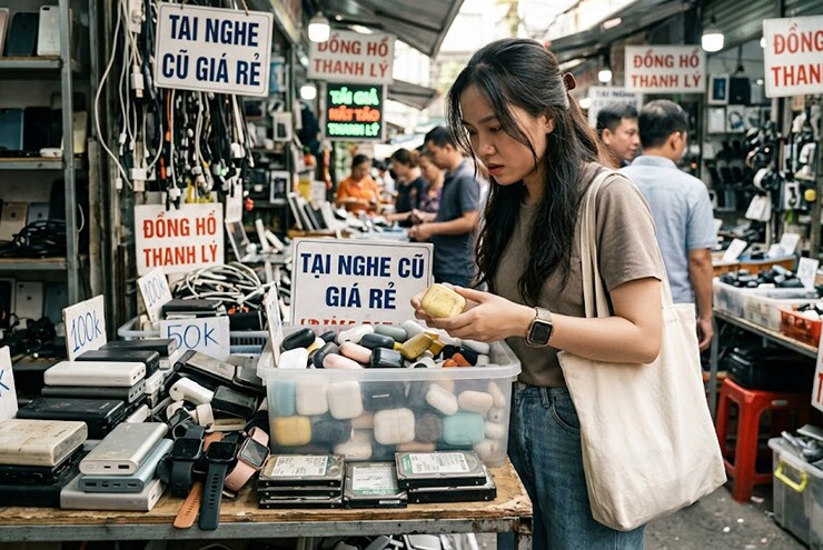 Nhiều người có thói quen mua sắm các đồ linh kiện điện tử&nbsp;cũ để tiết kiệm ngân sách.