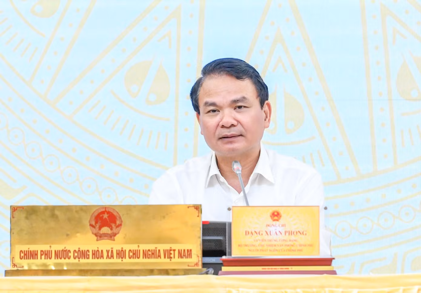 Bộ trưởng, Chủ nhiệm Văn phòng Chính phủ Đặng Xuân Phong. Ảnh: Như Ý