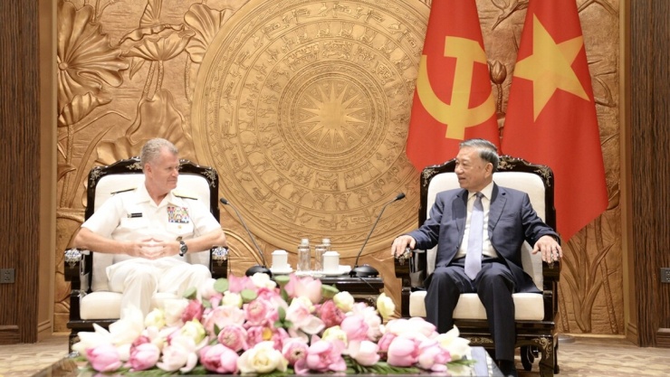 Tổng Bí thư, Chủ tịch nước Tô Lâm tiếp Tư lệnh Bộ Chỉ huy Thái Bình Dương Mỹ - 2