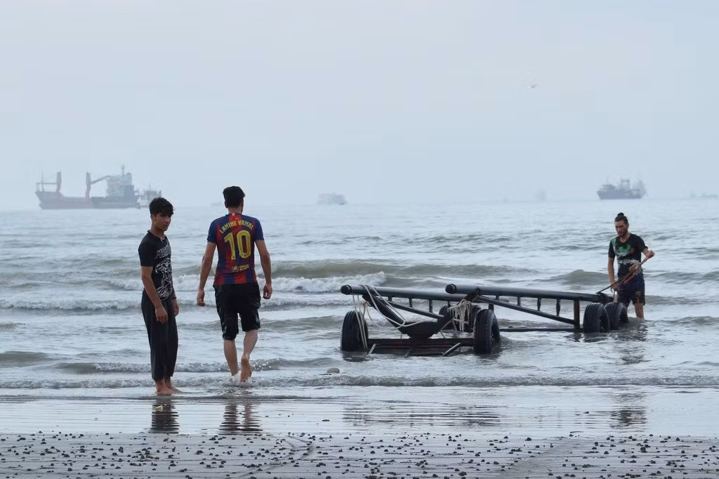 Khu vực eo biển Hormuz. (Ảnh: AP)