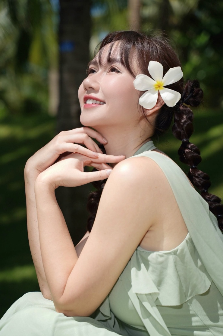 Nhan sắc hiện tại của diễn viên Hương Giang.&nbsp;