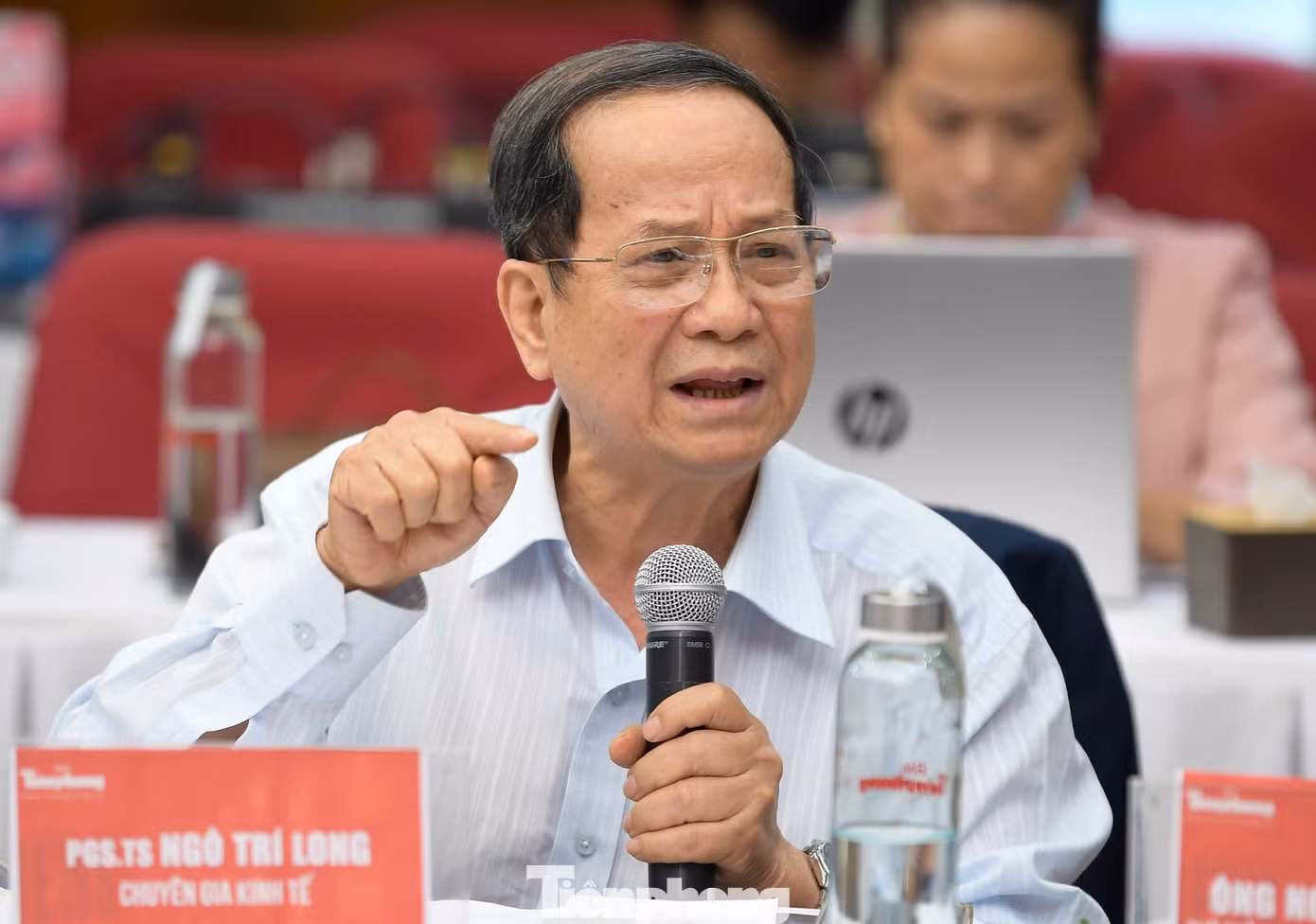 PGS, TS. Ngô Trí Long - Hiệp hội Tư vấn Tài chính Việt Nam (ảnh: Dương Triều).