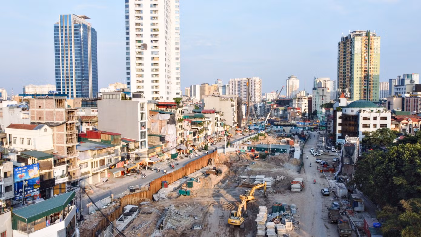 Đến nay, toàn bộ dự án đã hoàn thành hơn 40% khối lượng công việc.