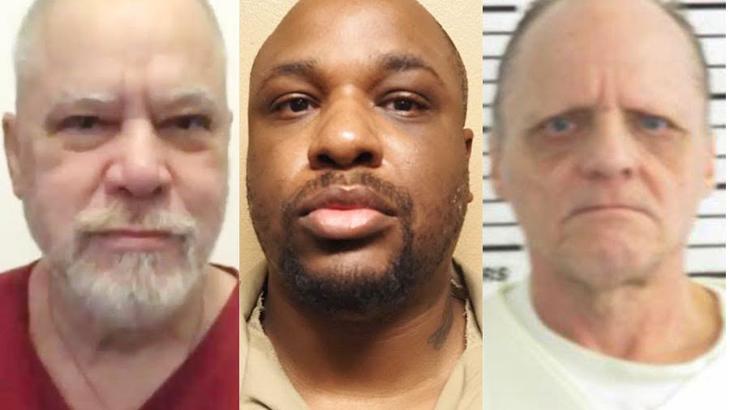 Chân dung các tử tù bị thi hành án trong cùng ngày 13/8 ở Mỹ (Từ trái sang phải: Carlos Cuesta-Rodriguez, Jeremy Williams, Anthony Darrell Hines). Ảnh: USA Today