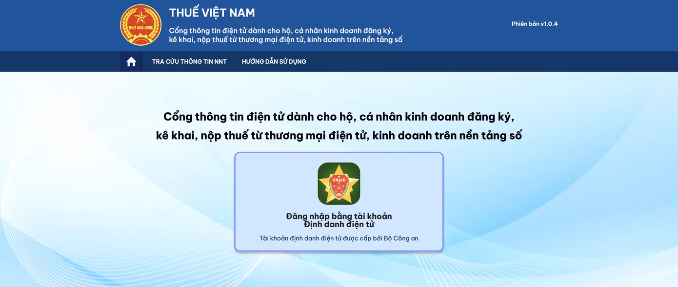 Cổng thông tin điện tử dành cho thương mại điện tử, kinh doanh trên nền tảng số.