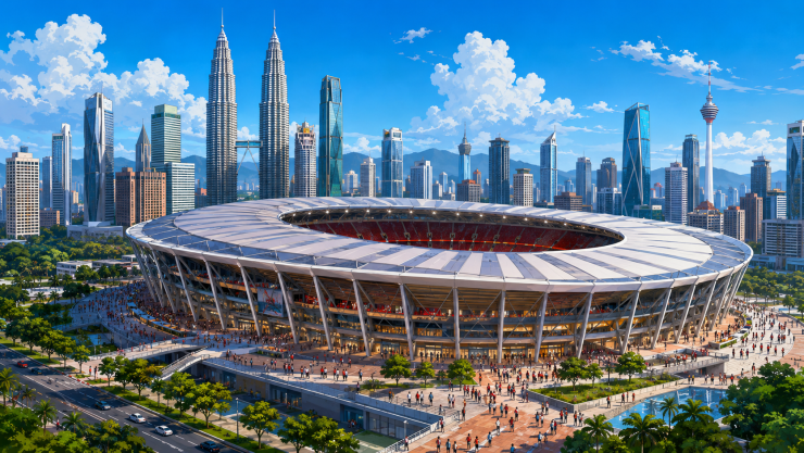Sân nhà được coi là điểm tựa đáng kể với ĐT Malaysia. Ảnh minh họa. Ảnh: ChatGPT