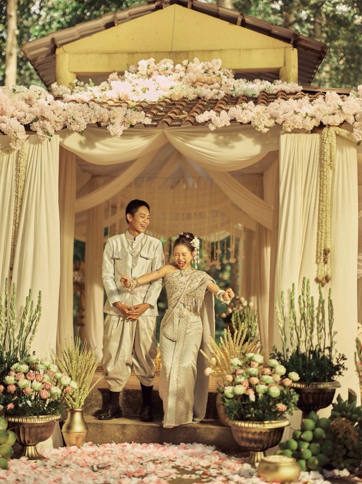 Phương Mỹ Chi và Bảo Định trong MV "Thiên đường với người thương". (Ảnh: FBNV)