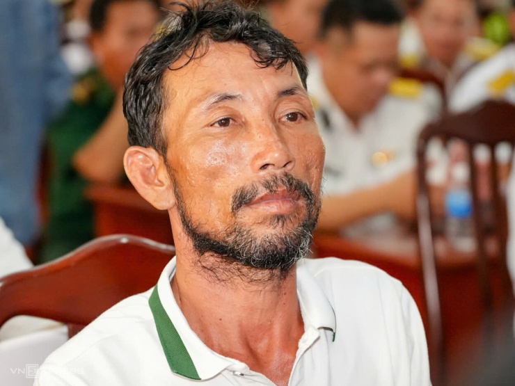 Ông Trương Văn Trung tại Hải đoàn 129. Ảnh: Trường Hà
