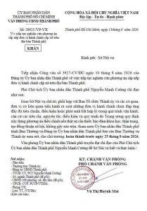 Cảnh báo văn bản giả về sắp xếp đơn vị hành chính cấp xã ở TP.HCM