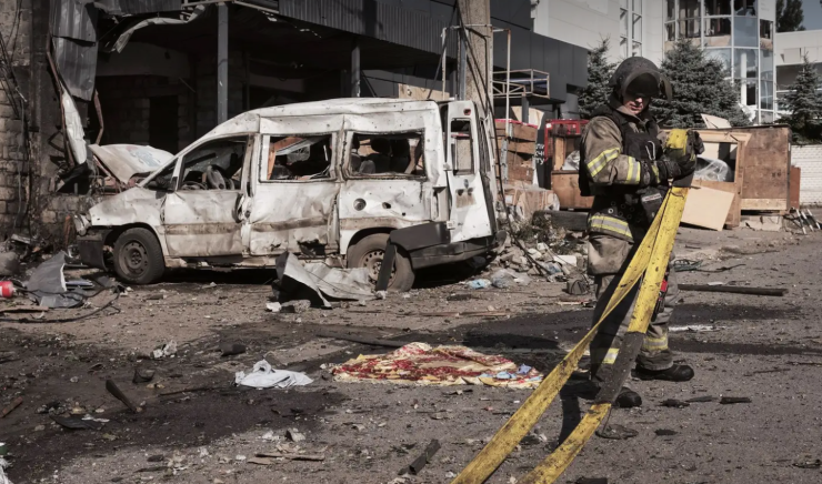 Thành phố Slavyansk là một trong những thành trì cuối cùng của Ukraine ở Donbass. Ảnh: KI.