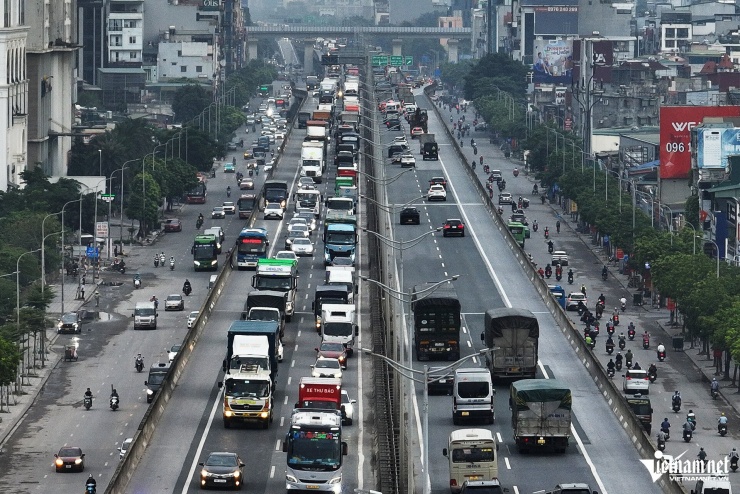 Cửa ngõ phía Nam Hà Nội ùn tắc từ sáng sớm ngày đầu nghỉ lễ 2/9 - 1