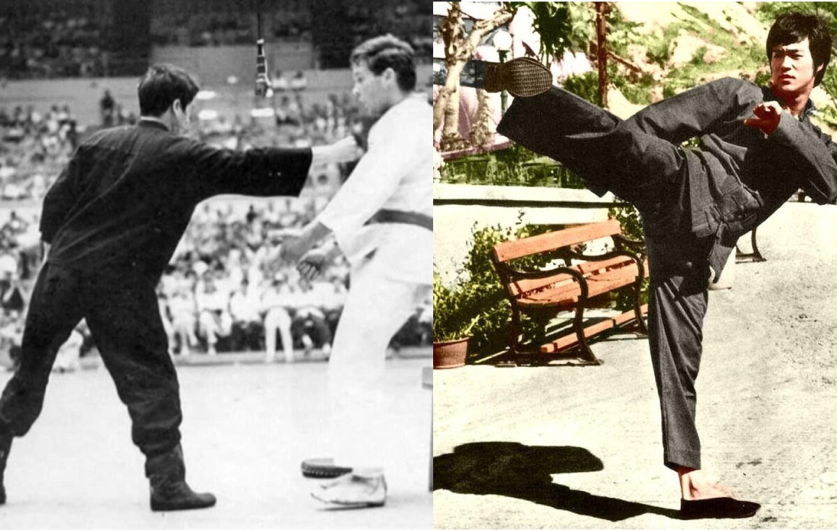 Lý Tiểu Long trình diễn cú đấm "One Inch Punch" huyền thoại tại Long Beach năm 1964