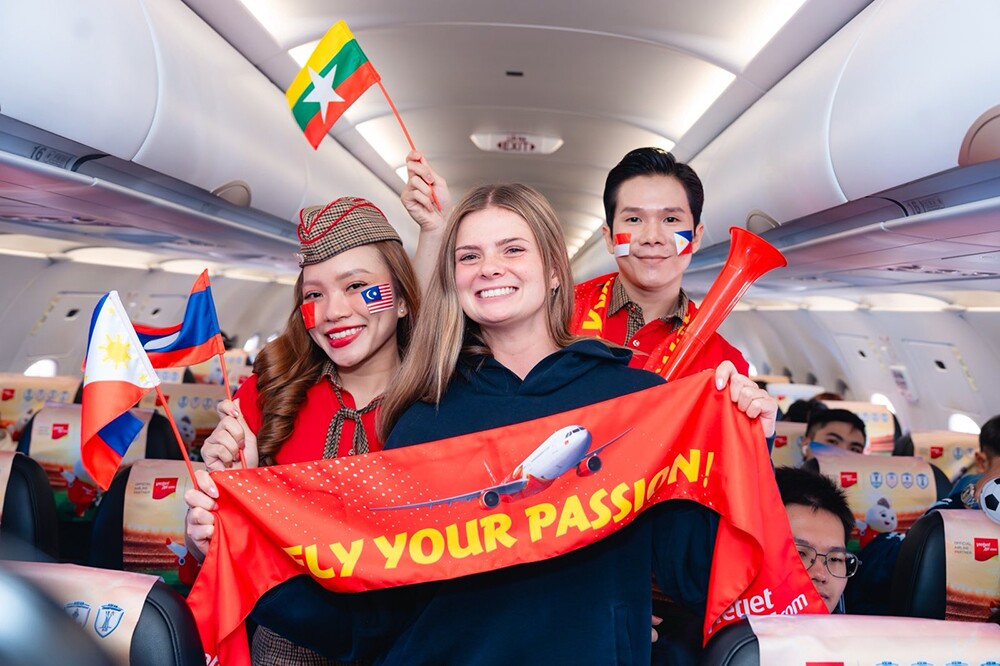 Những chuyến bay Vietjet chuyên chở người hâm mộ đến gần hơn với các trận cầu đỉnh cao của mùa giải.
