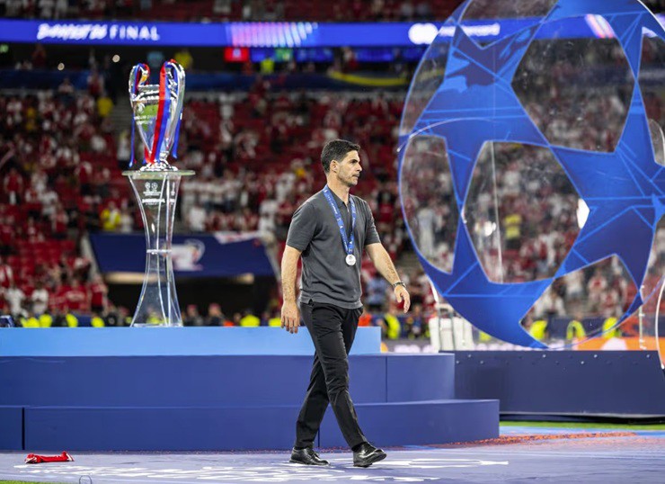 Arteta chưa thể giúp Arsenal giành chức vô địch Cúp C1 đầu tiên trong lịch sử
