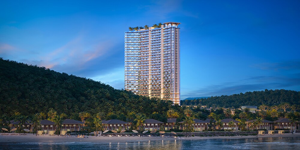 Phối cảnh toà tháp Alora Nha Trang.