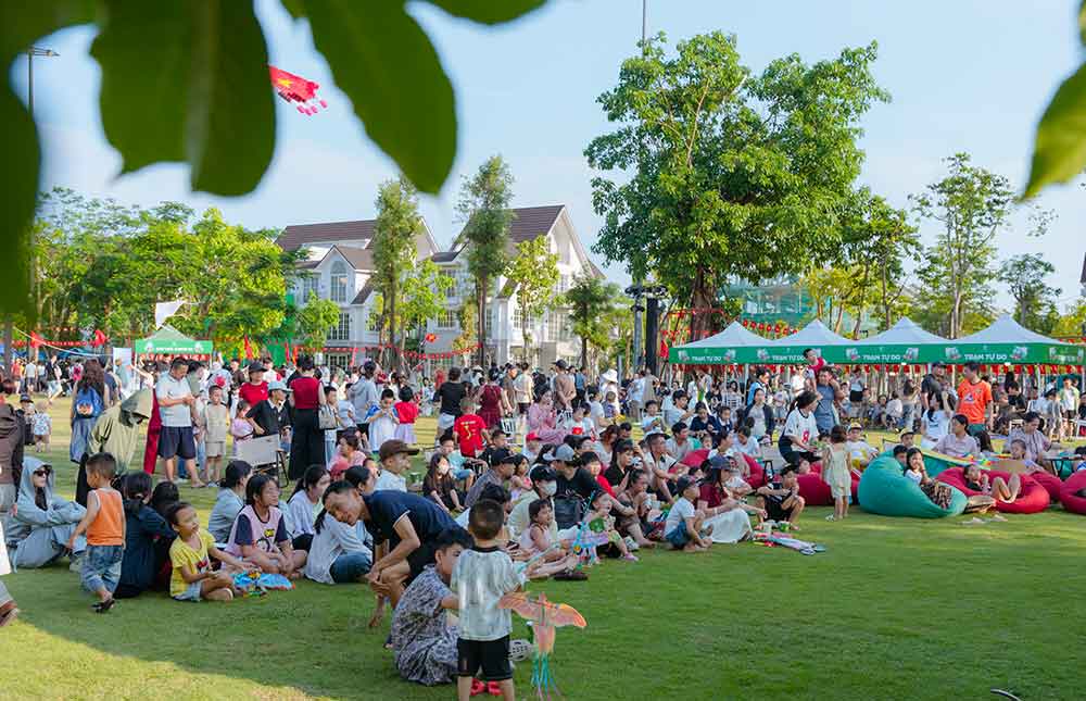 Eco Central Park trở thành điểm đến của các sự kiện lễ hội.