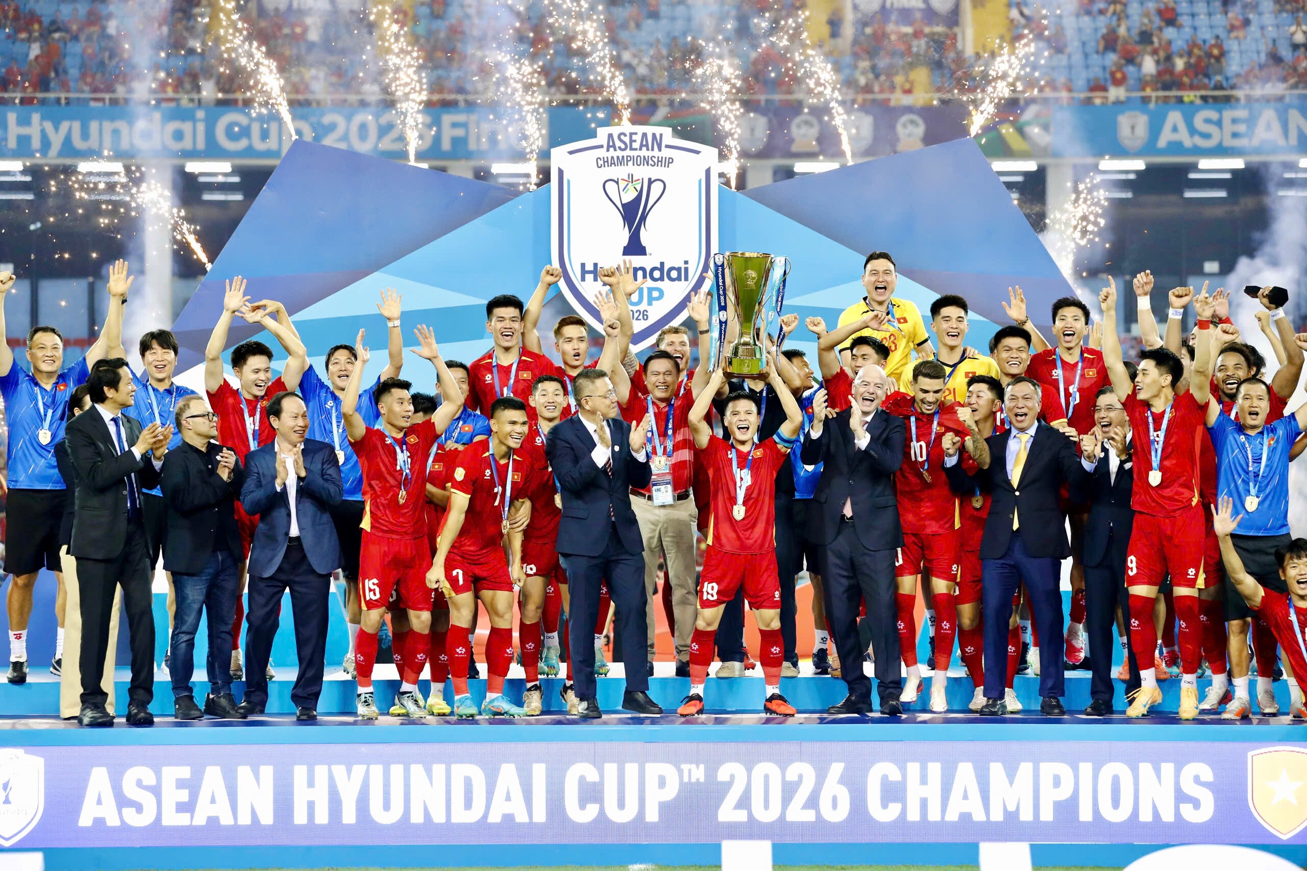 ĐT Việt Nam xuất sắc đăng quang AFF Cup 2026