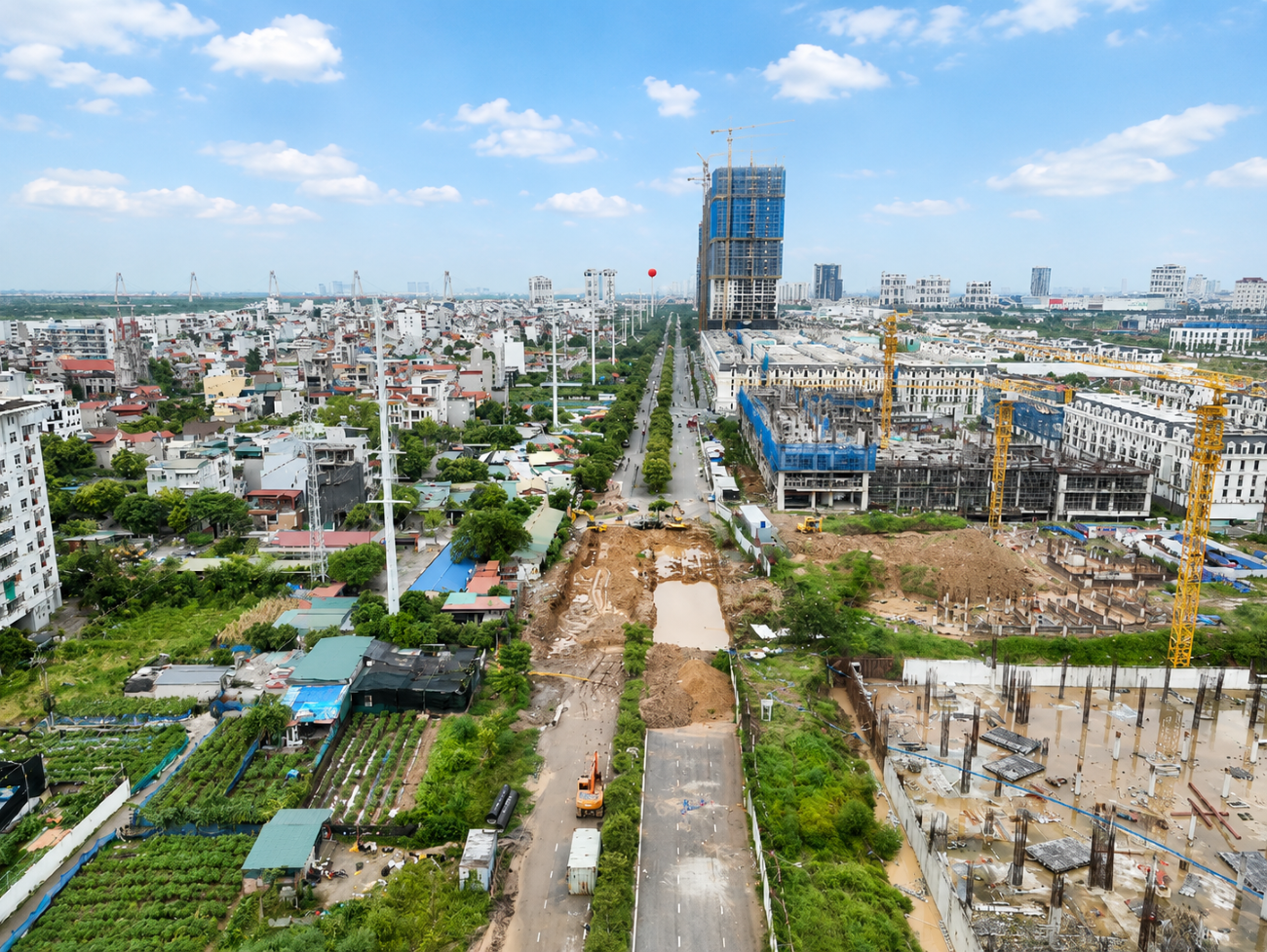 Tuyến đường dài hơn 2km, rộng 40m chính thức được khơi thông phía Bắc Ciputra sau 1 thập kỷ vướng mắc