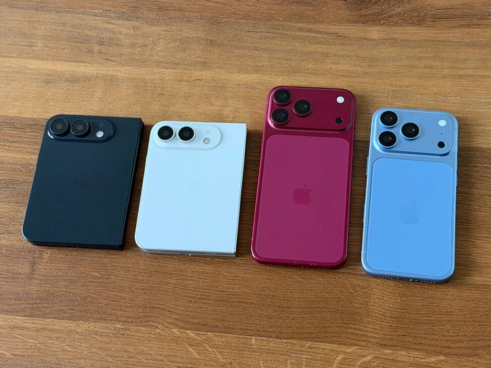 Ảnh concept iPhone Ultra và iPhone 18 Pro, iPhone 18 Pro Max.