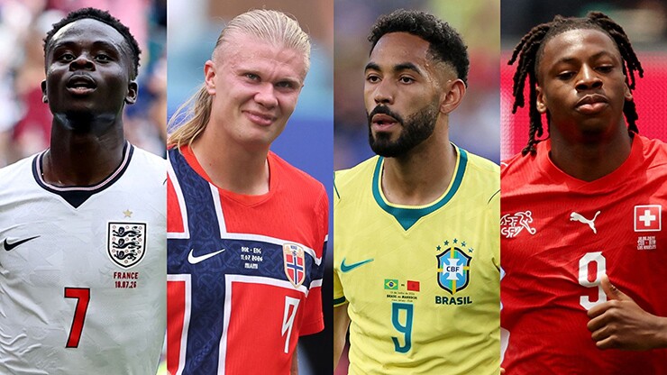 Bukayo Saka, Erling Haaland, Matheus Cunha và Johan Manzambi - những gương mặt nổi bật trong mùa giải mới (Ảnh: Premier League)&nbsp;