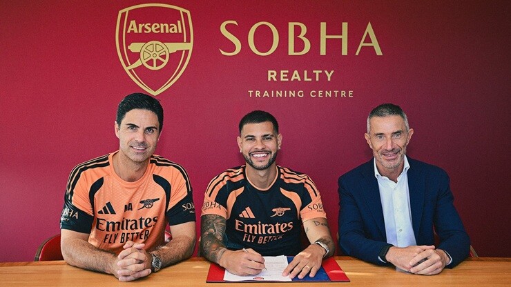 Bruno Guimaraes chính thức cập bến Arsenal